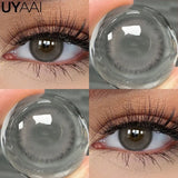 Qfdian  Contact Lenses Beauty Black Lens Makeup PATTAYA Green Lens Blue Eyes Color Lenses Natural Brown Lens Cosmetics Gray Eyes