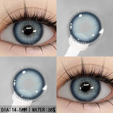 Qfdian Colorful Contact Lenses for Eyes 1pair Fashion Blue Eye Contacts Brown Lenses Gray Pupils Yearly Cosmetic Green Lenses