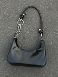 Qfdian Y2k Aesthetic Casual Top-Handle Bags Office Lady Office Lady Fairy Chic Shoulder Underarm Bag Luxury Design Purses and Handbags