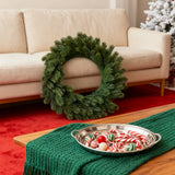 Qfdian  1Pc Artificial Plants Home Room Table Decor Accessories Christmas Wreath Yard DIY Gift Box Scrapbook Tree Wedding Bridal Hotsale
