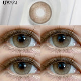 Qfdian  NEW Color Contact Beauty Blue Colorcon PATTAYA Series Lens Natual Brown Lens Cosmetic Colorcon Beauty Soft Green Pupils
