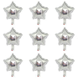 Qfdian  18inch Gold Star Foil Balloons Black Red Silver Five Star Balloon Set Birthday Party Decor Baby Shower Gender Reveal Decoration
