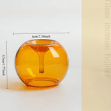 Qfdian  Glass Sphere Glass Incense Holder Household Chinese Incense Stick Incense Burners Yoga Tea Ceremony Relieve Home Fragrance Gifts