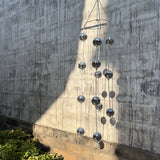 Qfdian  Retro Disco Balls Wind Chimes Pendant Rainbow Maker  Room Decor Party Holiday Home Decoration Hanging Handicrafts Interior Decor