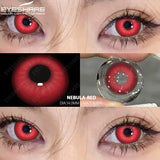 Qfdian 1pair/2pcs Colored Contact Lenses for Eyes Blue Contacts Purple Lenses Cosplay Contact Lenses Yearly Fashion Eye Lenses