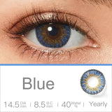 Qfdian Magister Colored Contact Lenses For Eyes 1 Pair Color Contact Lenses 3 TONE Color Lens Eyes Contacts
