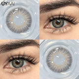 Qfdian  NEW Cleopatra Series Contact Lenses Cosmetics Eye Color Lenses Woman Accesories Black Lens Makeup Beauty Brown Lenses