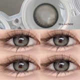 Qfdian 1 Pair Natural Colored Lenses for Eyes withchron baby Black Eyes Contacts Lens Beauty Pupil Yearly Use Fast Shipping