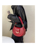 Qfdian 2025 New Y2k Aesthetic Simple Fairy Underarm Bag Women Trendy All Match Top-Handle Bags Vintage Casual Fashion Shoulder Handbags