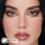 Qfdian 1 Pair Colored Pupils for Eyes Cosmetic Green Eye Lenses Color Gray Lenses for Woman Fast Delivery Cheap Eye Contacts