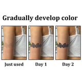 Qfdian 8 Sheets Semi-permanent tattoo, Lace temporary tattoo,Mandala arm fake tattoo， waterproof tattoo - lasting 1-2 weeks