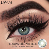 Qfdian  Colored Contact Lens NEW Twilight Series Cosmetics Natual Black Lens Woman Makeup Green Pupils Beauty Blue Contacts Lenses