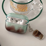 Qfdian Simple Transparent Gradient Smudging TPU Case For Apple Airpods 2 3 Earphone Coque Soft Silicone Funda For Airpods Pro 2nd Cover