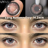 Qfdian  Color Contact Lenses NEW iD Series Beauty Green Lens Makeup Colorcon Fashion Black Eyes Lens Natural Brown Lenses For Eyes