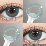 Qfdian 1 Pair Brown color Contact Lenses for Eyes Blue Lenses Gray contact Lenses eye makeup Eye Cosmetics