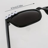 Qfdian  2pcs Heart-Shaped Classic Bridal and Groom Glasses Stylish Design Perfect for Black and White Wedding Party Accessories
