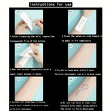 Qfdian  1P Herbal Juice Sexy Nipple Covers Waterproof Sweatproof Fake Tattoo Stickers Hand-drawn Art Moon Pattern Temporary Stickers