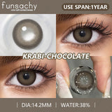 Qfdian  2pcs High Quality Color Contact Lenses for Eyes Cosmetic Gray Lenses Contact Fashion Beauty Pupil Eye Contacts Yearly
