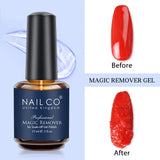 Qfdian  Transparent Cat Eye Gel polish Crystal Magnetic Gel Nail Polish Nail Semi Permanent Varnish UV Gel Nails Art Soak