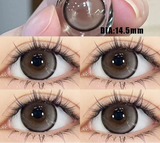 Qfdian 1 Pair Natural Contact Lenses for Eyes Myopia Prescription Fashion Eyes Color Lenses Makeup Beauty Yearly Fast Shipping