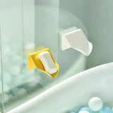 Qfdian Soap Dish Bathroom Shower Soap Dish Shower Dish Soap Dish with Drain Rack Wall Mount Self-Adhesive Bathroom Accessories
