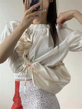 Streetwear Solid Ins Casual Women's Handbags Y2k Aesthetic All Match Pleated Shoulder Bags Korean Fairy Chic Simple Underarm Bag