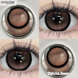 Qfdian  1 Pair Super Contact Lenses for Eyes Fashion Color Pupils Makeup Eye Lenses Green Contact Lenses Pink Brown Blue Lenses