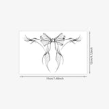 Qfdian  Mango Tattoo Sticker Temporary Tattoo Funny Fake Tattoo for Adults Men Women Shopkeeper ERP System Design Office Daily Use Best