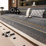 Qfdian  Modern Simple Sofa Cover Advanced Light Luxury One-piece Sofa Cover Four-season Universal Skin-friendly Non-slip Seat Cushion