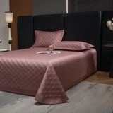 Qfdian 3Pcs Luxury Lyocell Cotton Soft Silky Embossing Quilted Bedspread, Bed Cover, Mattress Topper Coverlet, Bed Sheet, Pillowcases