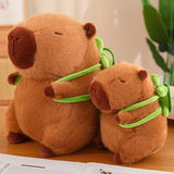 Qfdian 23cm/9.05in Cute Capybara Plush Toys Capibara Anime Fluffty Toy Doll Stuffed Animals Perfect Gift For Kids Birthday Party Supply