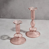 Qfdian  Creative and Minimalist Glass Candle Holder Vase Living Room Homestay Dining Table Decoration Romantic Gift Glass Candle Holder