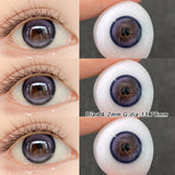 Qfdian  2pcs/pair Beauty Colored Contact Lenses Natural Magnifying Pupil Pink/Blue/Gray/BlackBest Selling Lenses