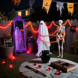 Qfdian  1 Set Halloween Chain Style Lawn Light New Garden Landscape Lamp for Ghost Party Atmosphere Decor Use