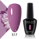 Qfdian  15ml 334 Blue Pink Colors Nail Gel Polish Soak Off UV LED Nail Lacquer Varnish Semi Permanent Nail Art Gel For Nail Art