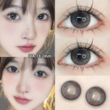 YIMEIXI 1 Pair New Eyes Contacts Lenses with Myopia Diopter Eyes High Quality Nature Soft Lens Beauty Pupil Annual
