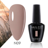 Qfdian  15ml 334 Blue Pink Colors Nail Gel Polish Soak Off UV LED Nail Lacquer Varnish Semi Permanent Nail Art Gel For Nail Art