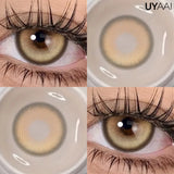 Qfdian  Color Contact Lenses Beauty Makeup Colorcon Fashion Blue Eyes Lenses Green Eyes Contact Natural Brown Lenses For Eyes