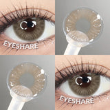 Qfdian 1 Pair Brown color Contact Lenses for Eyes Blue Lenses Gray contact Lenses eye makeup Eye Cosmetics