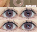 Qfdian 2Pcs Nature Colored Contact Lenses with Prescription Myopia Degree0.00-8.00 For New Lens Korean Hot Sale