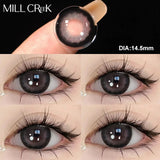 Qfdian 1 Pair Myopia Colored Contact Lenses Natural Look Pupils Beauty Color Lens Eyes Contacts Cosmetics For Women Colour Makeup