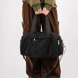 Qfdian  High-capacity All Match Fashion Shoulder Bag Y2k Aesthetic Fashion Women Gym Bags Korean Chic Casual Travel Handbags Crossbody