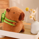 Qfdian 23cm/9.05in Cute Capybara Plush Toys Capibara Anime Fluffty Toy Doll Stuffed Animals Perfect Gift For Kids Birthday Party Supply