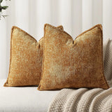 Qfdian  Ins Nordic Cushion Cover Thickened Chenille Throw Pillow Covers Green Decorative 45x45/50x50/65X65cm Sofa Bed Living Room Decor