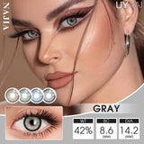 Qfdian  Color Contact Lenses Beauty Makeup Colorcon Fashion Blue Eyes Lenses Green Eyes Contact Natural Brown Lenses For Eyes