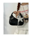 Qfdian Luxury Design Top-Handle Bag Women Office Lady Elegant Casual Shoulder Handbags Fairy Y2k Aesthetic Fashion Chic Crossbody Bags