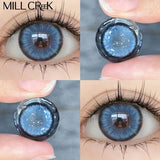 Qfdian Colored Contact Lenses Myopia Cosmetic for Eyes with Diopt Artificial Beauty Pupil Degree Contact lens Prescription