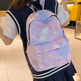 Qfdian Small Niche Design, Fashionable Trend, High Aesthetic Value, Simple Casual Backpack, Daily Commuting, Tutoring Backpack
