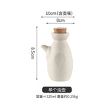 Qfdian Modern Ceramic Seasoning Jar Set Home Sugar Salt Chili Jar with Lid Food Storage Box Kitchen Seasoning Box Kitchen Container New