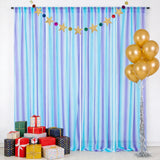 Qfdian  6 Panels-2.42ft×8ft Yellow Chiffon Sheer Backdrop Curtains for Parties Baby Shower Wedding Birthday Party Backdrop Stand